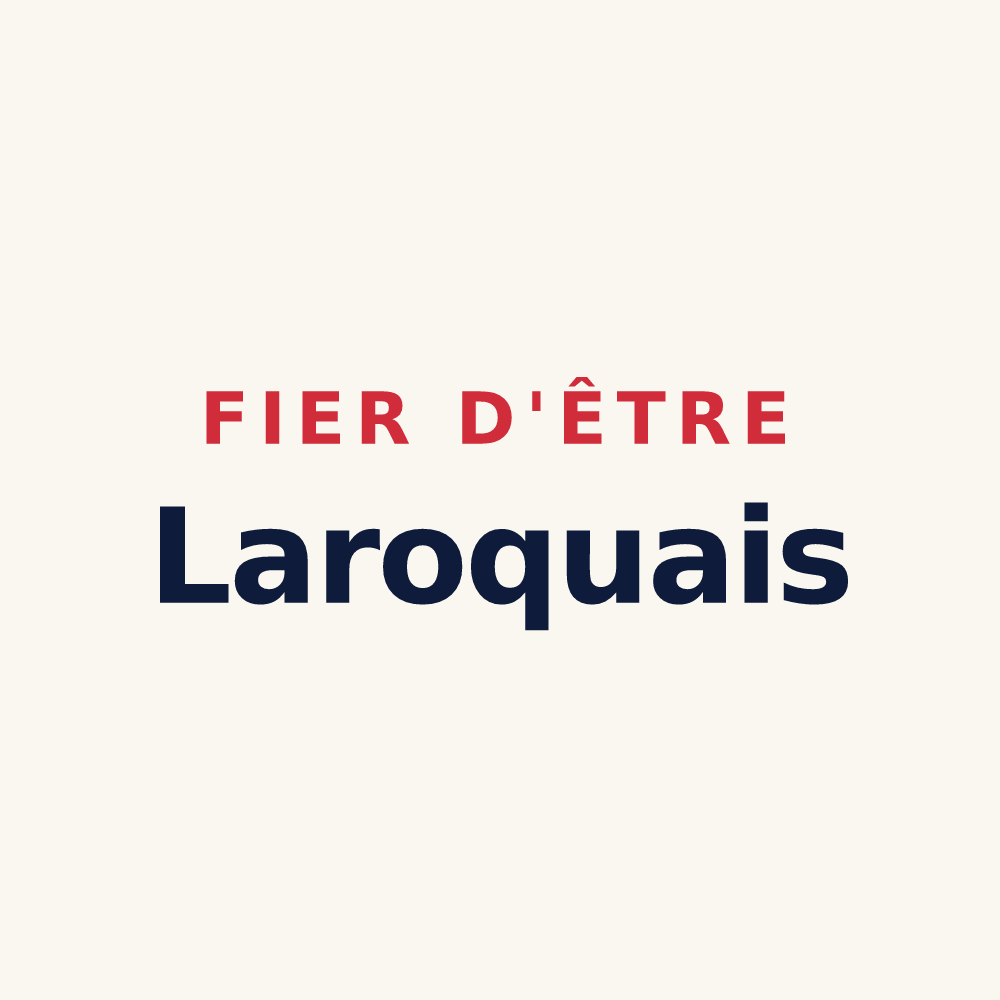 Tasse « Fier d'être Laroquais » — design pour Laroque-d'Olmes