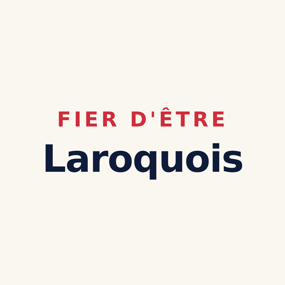 Tasse « Fier d'être Laroquois » — design pour Laroque-de-Fa