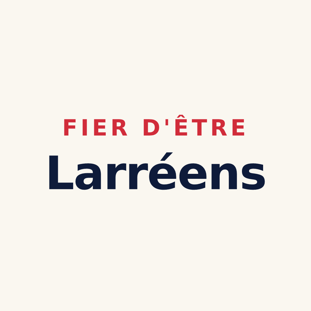 Tasse « Fier d'être Larréens » — design pour Larrey