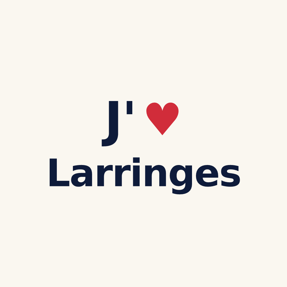 Tasse personnalisée Larringes — design J'aime Larringes