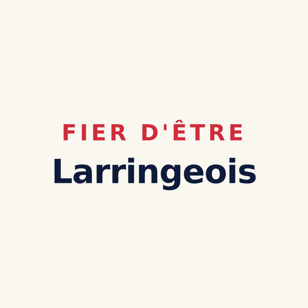 Tasse « Fier d'être Larringeois » — design pour Larringes