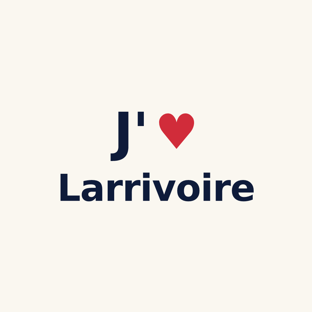 Tasse personnalisée Larrivoire — design J'aime Larrivoire