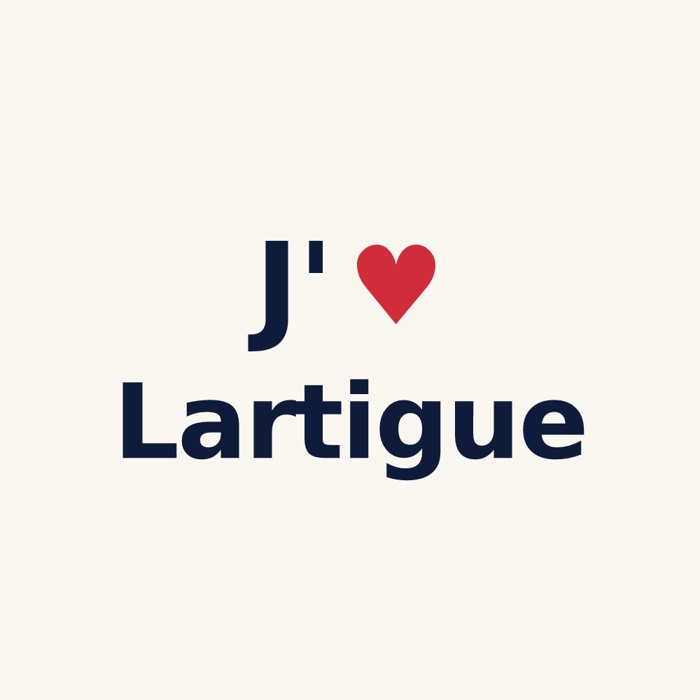 Tasse personnalisée Lartigue — design J'aime Lartigue