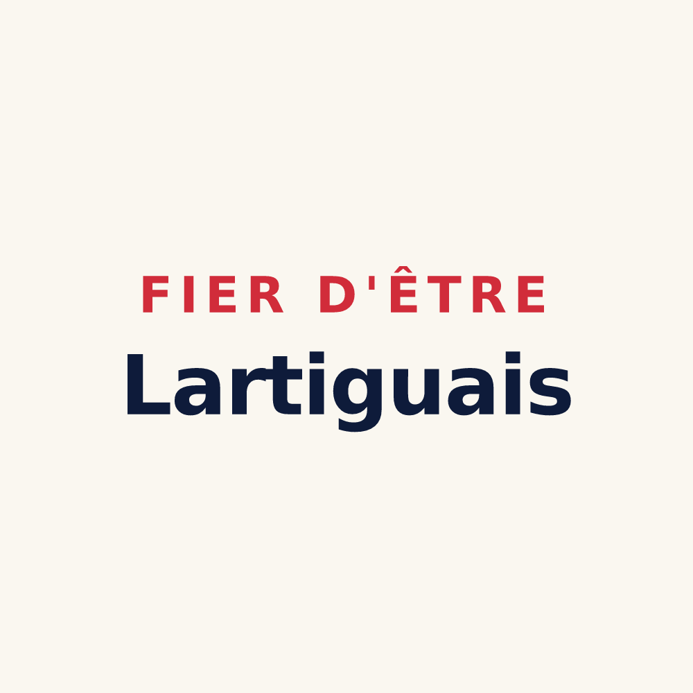 Tasse « Fier d'être Lartiguais » — design pour Lartigue