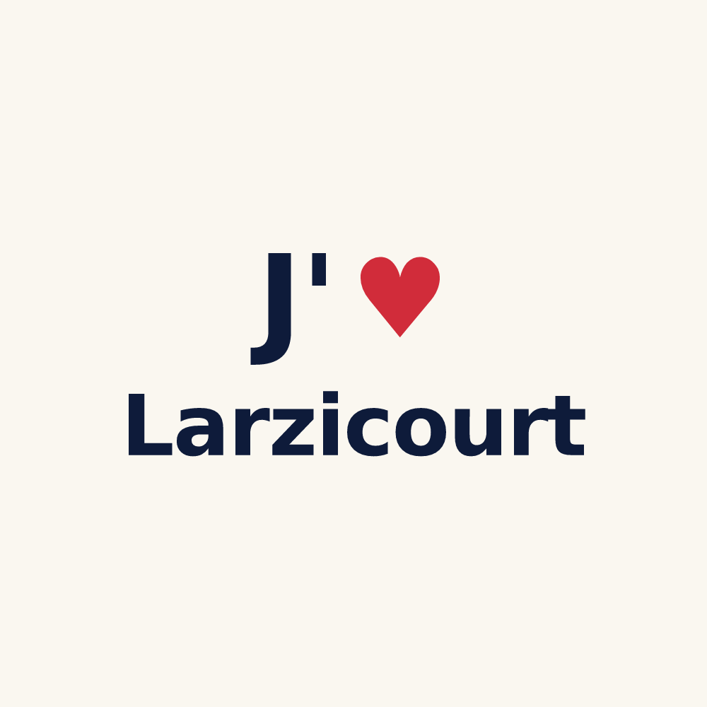 Tasse personnalisée Larzicourt — design J'aime Larzicourt