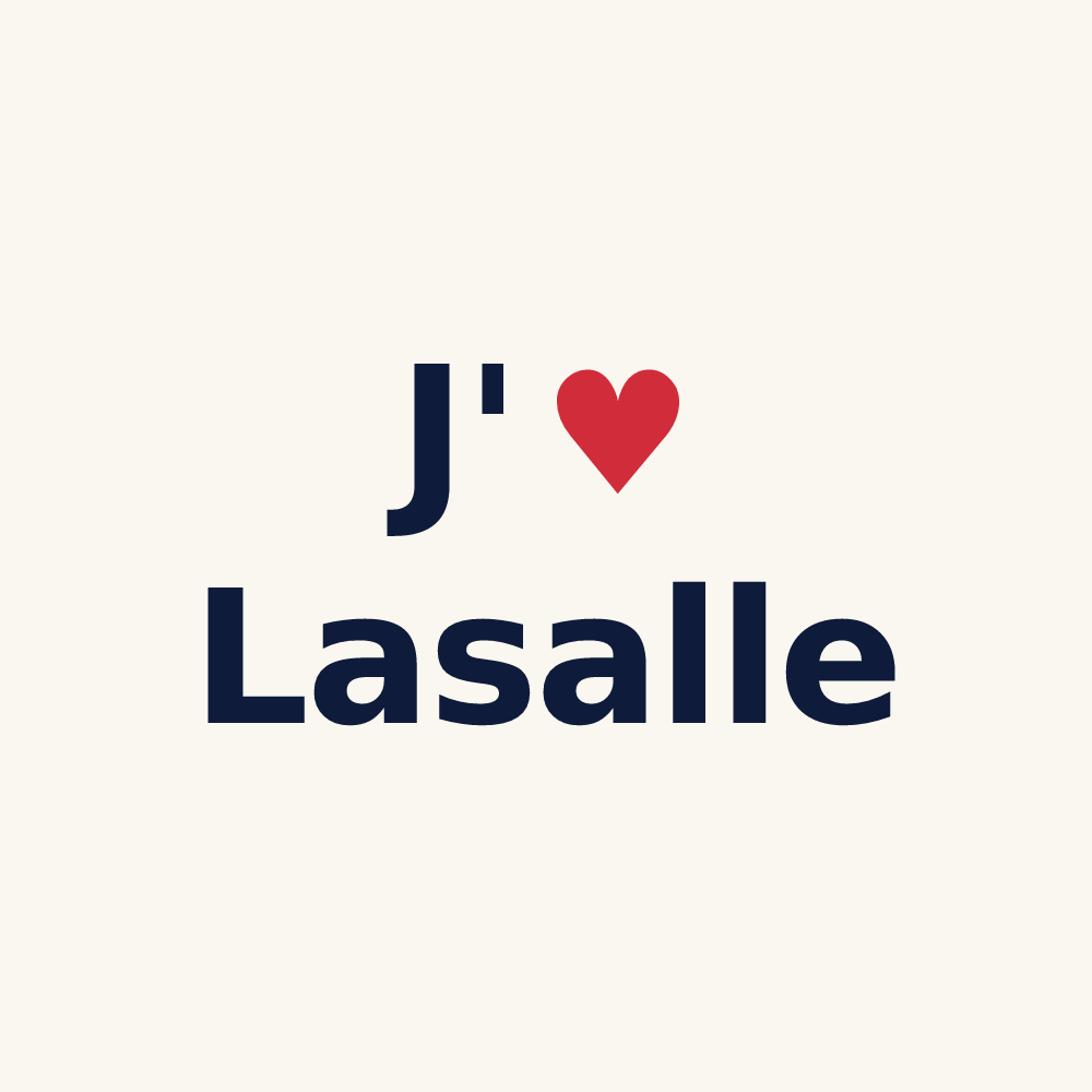Tasse personnalisée Lasalle — design J'aime Lasalle