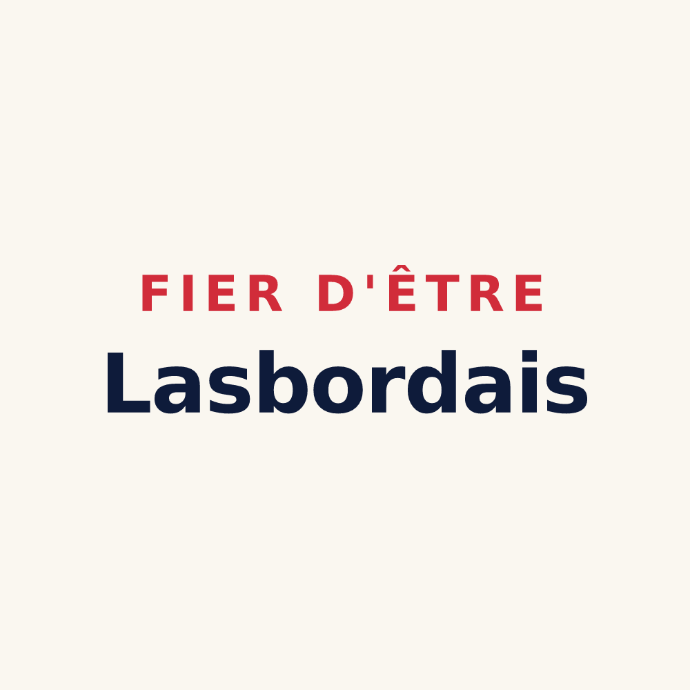 Tasse « Fier d'être Lasbordais » — design pour Lasbordes