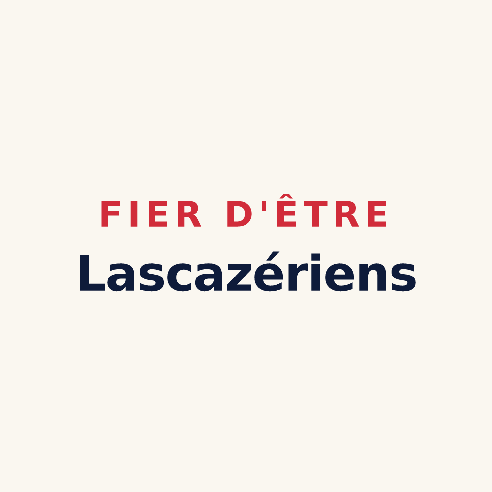 Tasse « Fier d'être Lascazériens » — design pour Lascazères