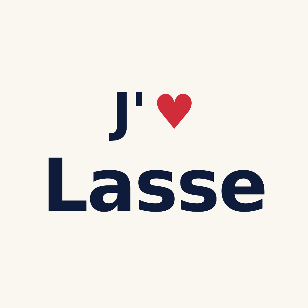 Tasse personnalisée Lasse — design J'aime Lasse