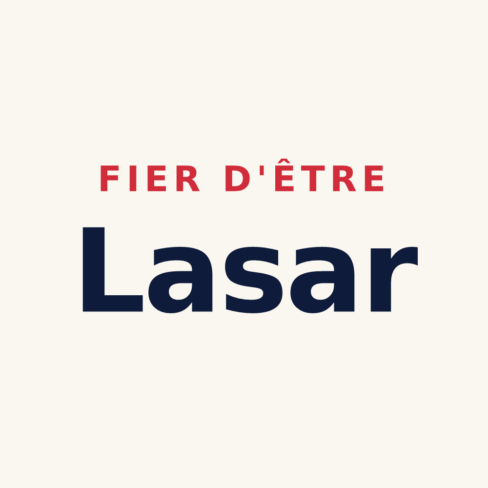 Tasse « Fier d'être Lasar » — design pour Lasse