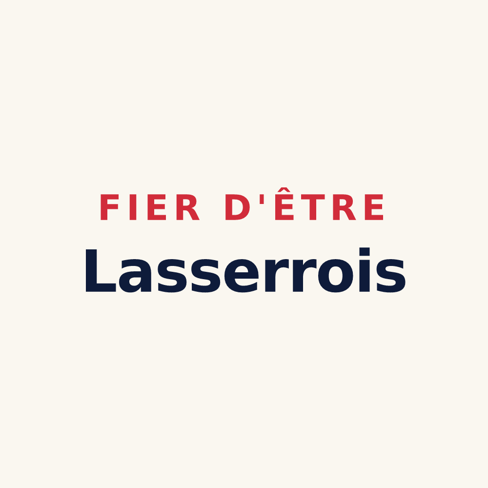 Tasse « Fier d'être Lasserrois » — design pour Lasserre