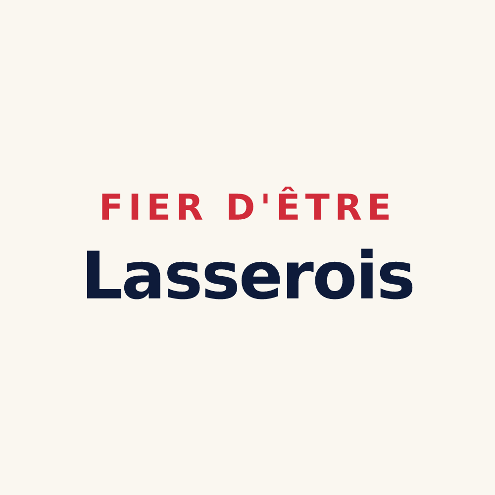 Tasse « Fier d'être Lasserois » — design pour Lasserre-de-Prouille