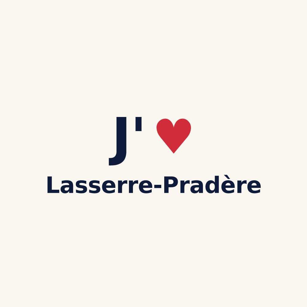 Tasse personnalisée Lasserre-Pradère — design J'aime Lasserre-Pradère