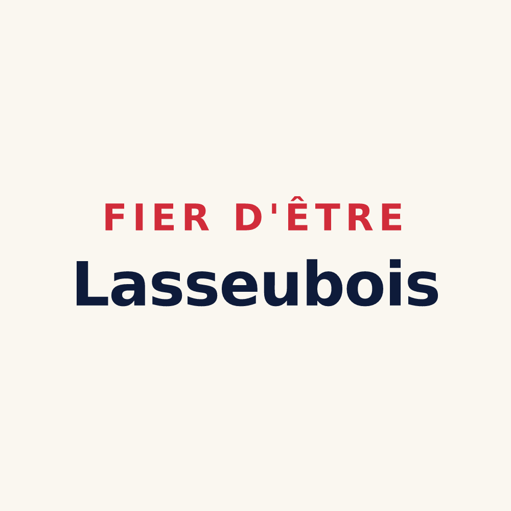 Tasse « Fier d'être Lasseubois » — design pour Lasseube