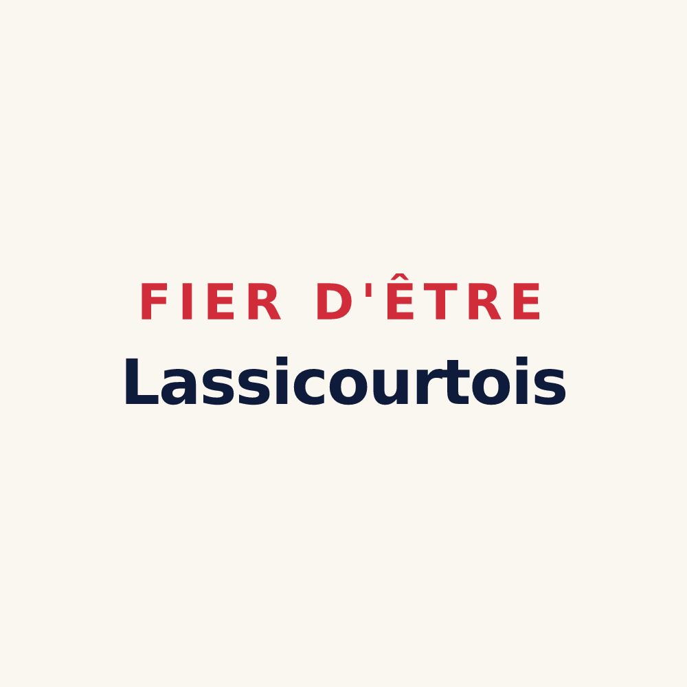 Tasse « Fier d'être Lassicourtois » — design pour Lassicourt