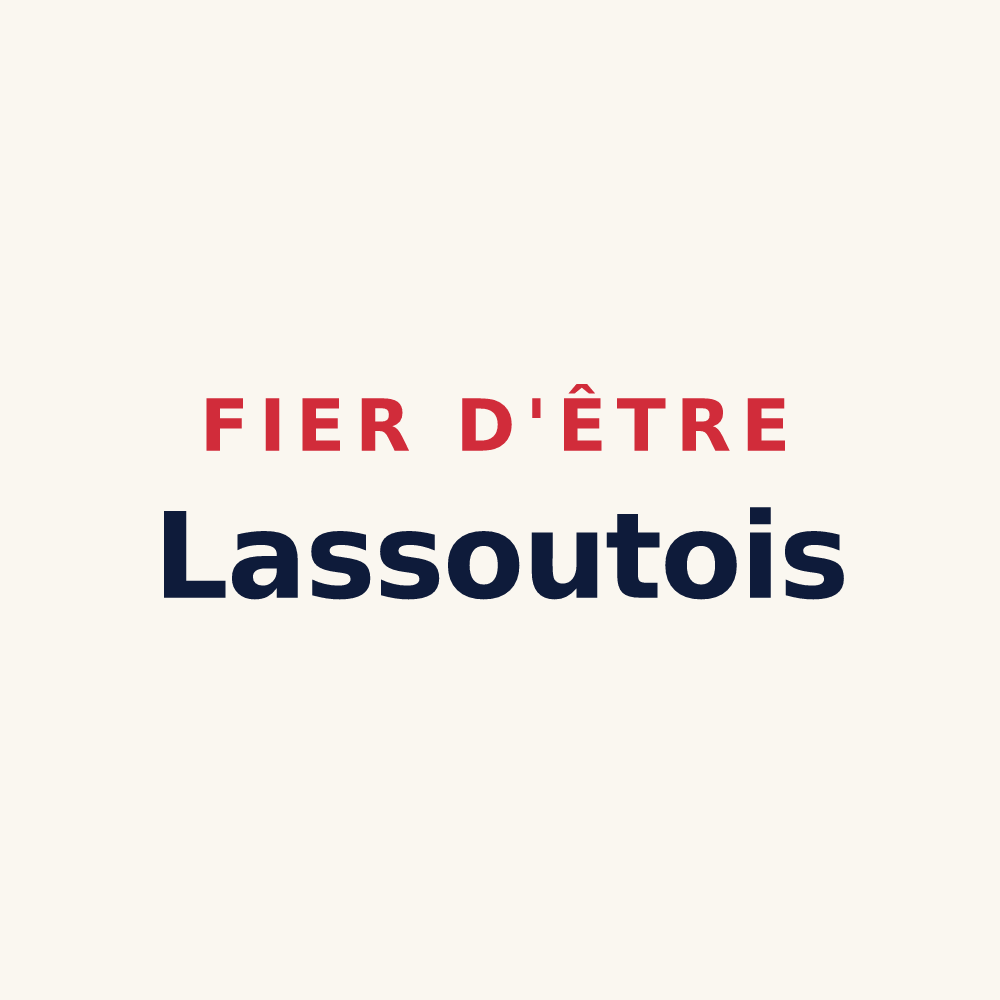 Tasse « Fier d'être Lassoutois » — design pour Lassouts