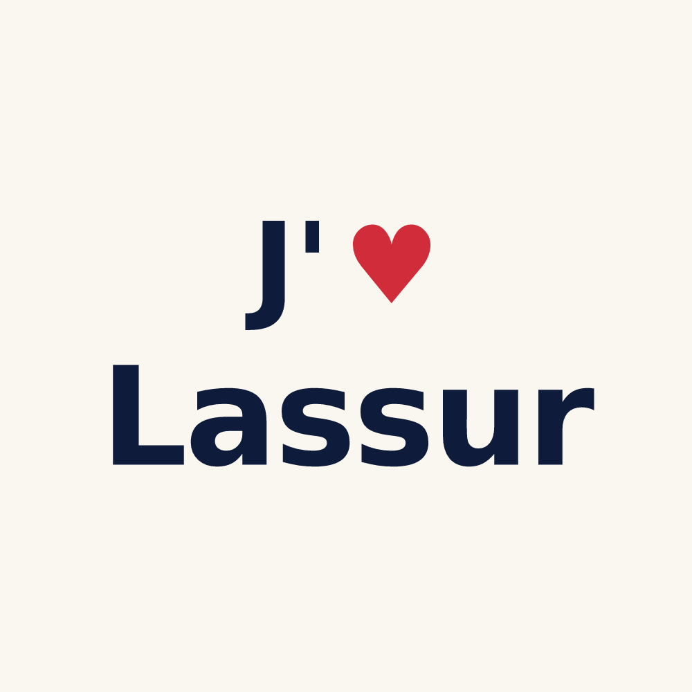 Tasse personnalisée Lassur — design J'aime Lassur