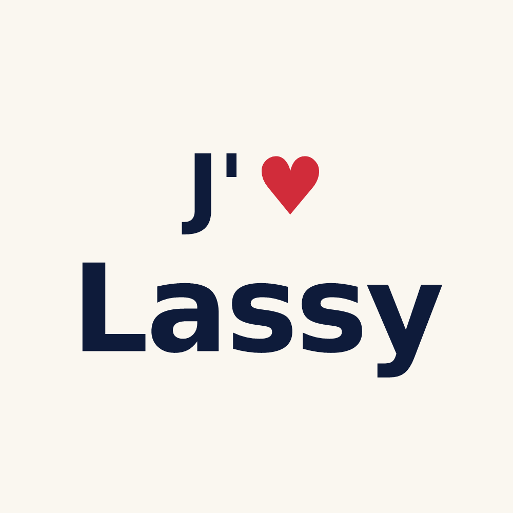 Tasse personnalisée Lassy — design J'aime Lassy