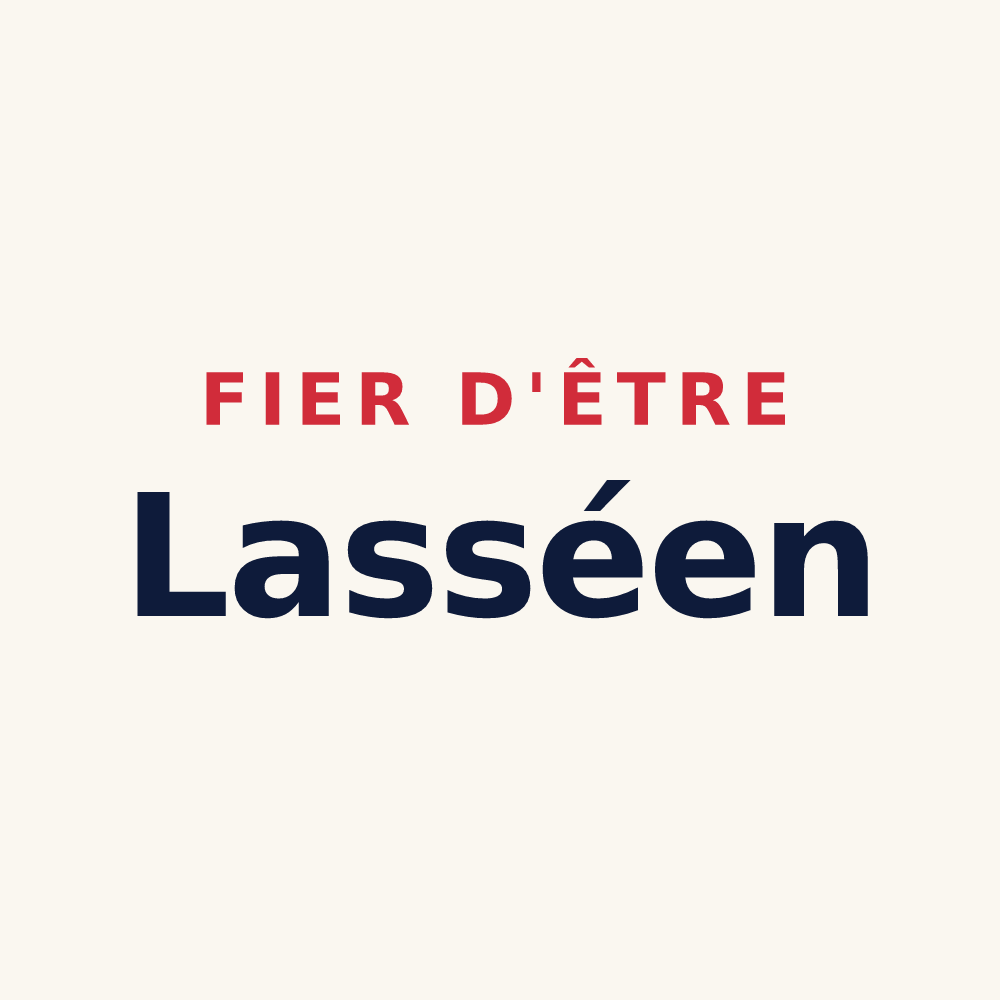 Tasse « Fier d'être Lasséen » — design pour Lassy