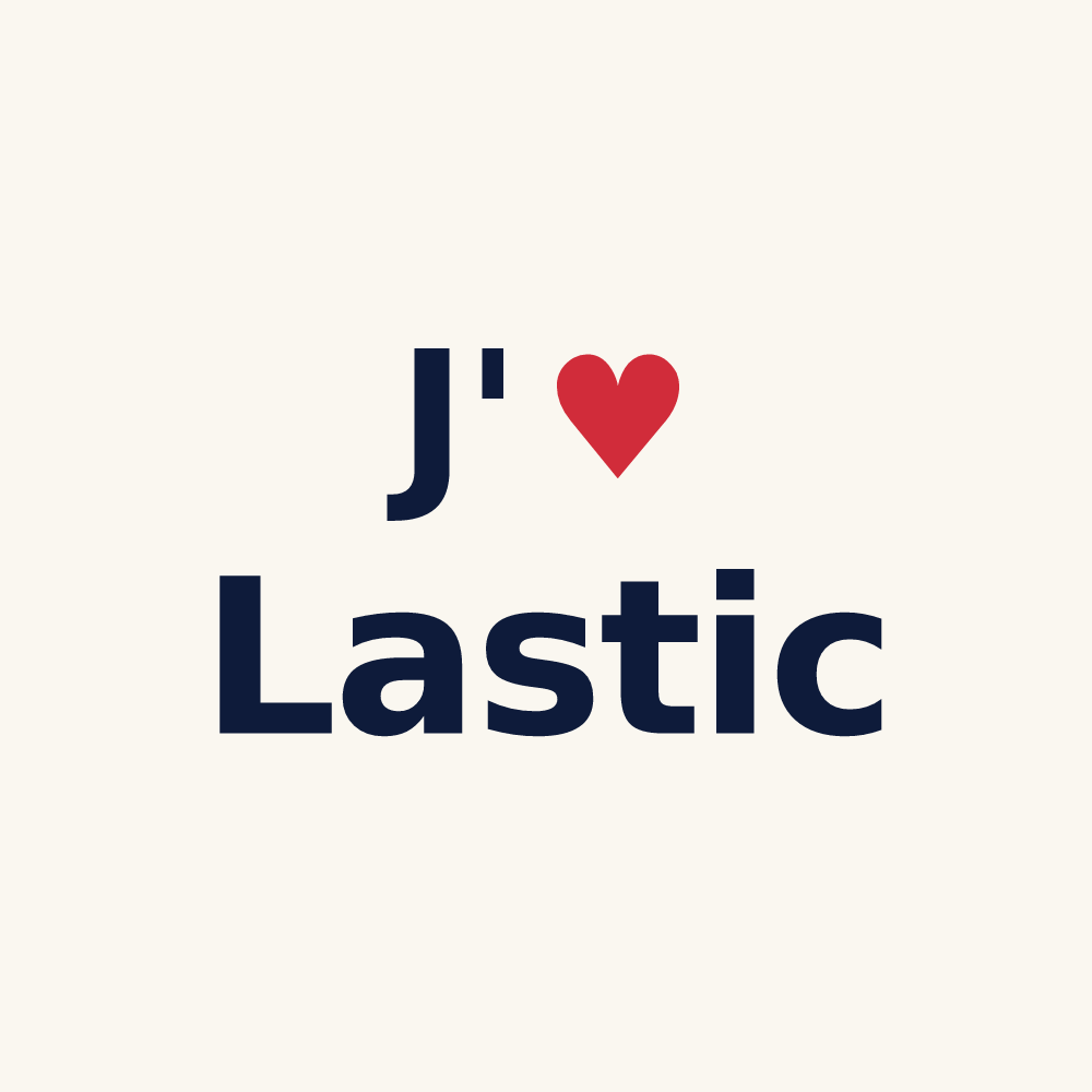 Tasse personnalisée Lastic — design J'aime Lastic