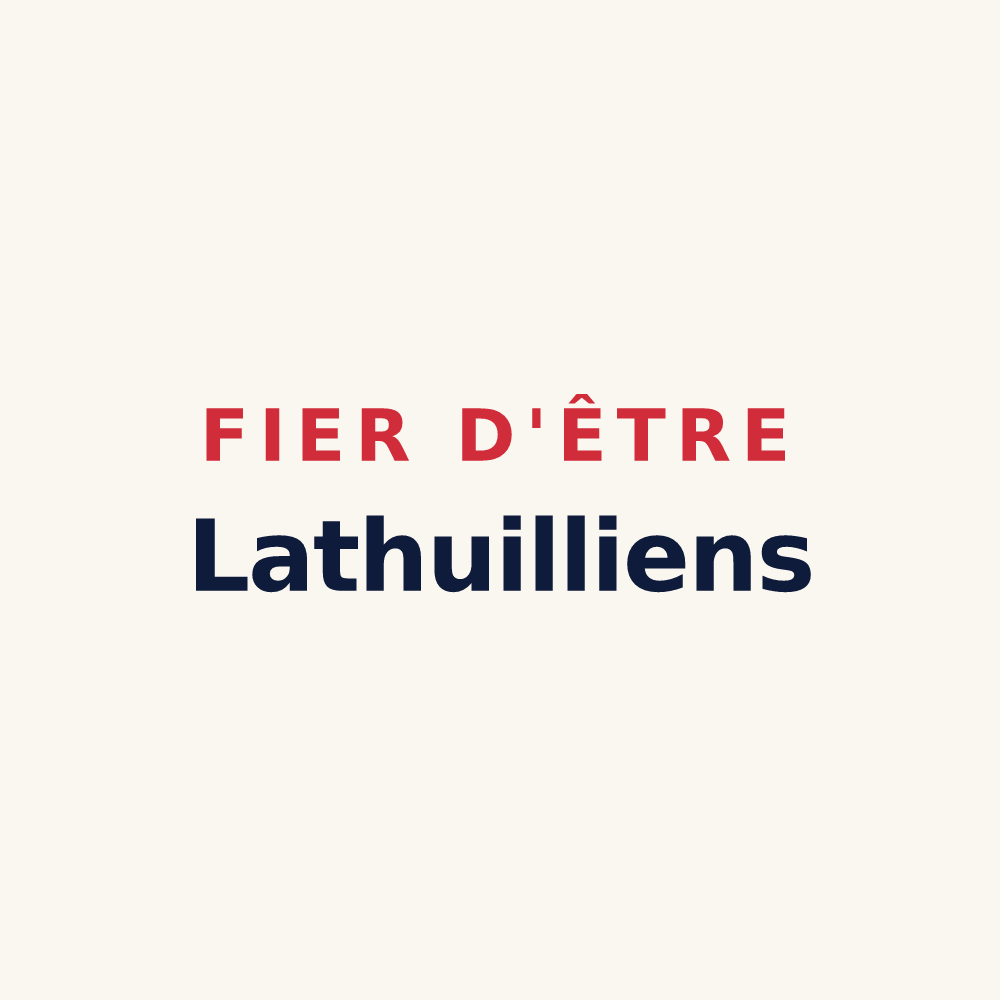 Tasse « Fier d'être Lathuilliens » — design pour Lathuile