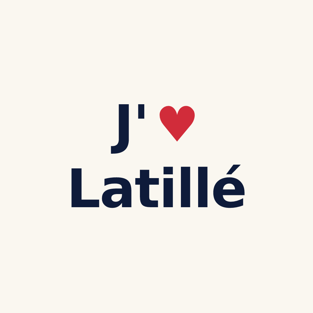 Tasse personnalisée Latillé — design J'aime Latillé