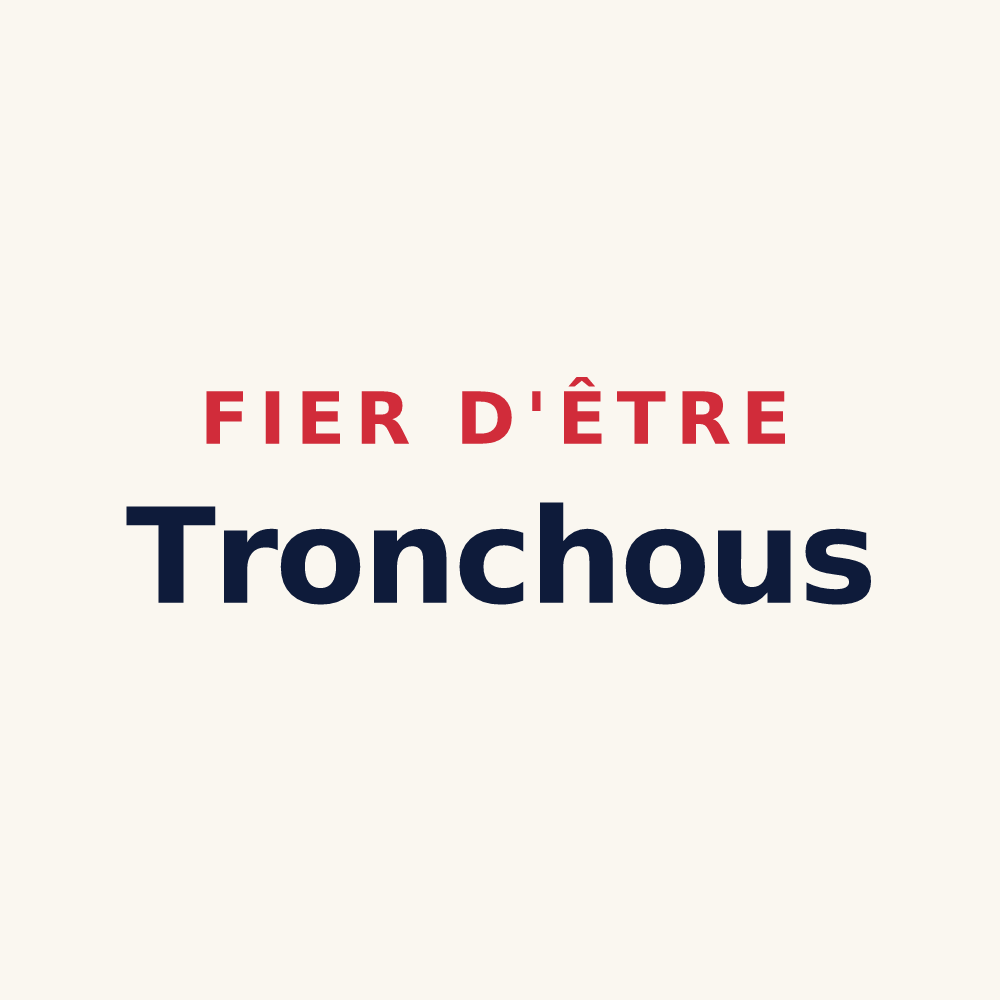 Tasse « Fier d'être Tronchous » — design pour Latronche