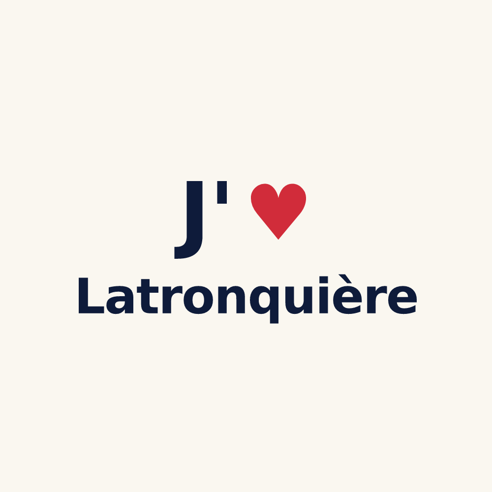 Tasse personnalisée Latronquière — design J'aime Latronquière