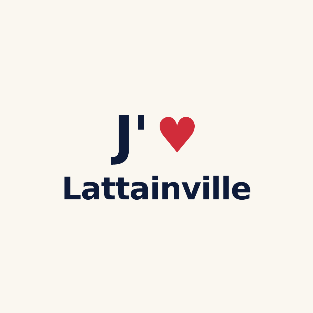 Tasse personnalisée Lattainville — design J'aime Lattainville