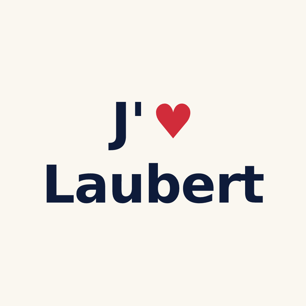 Tasse personnalisée Laubert — design J'aime Laubert