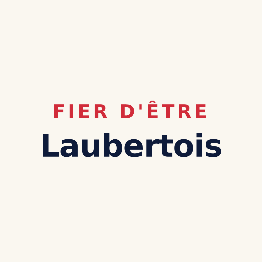 Tasse « Fier d'être Laubertois » — design pour Laubert