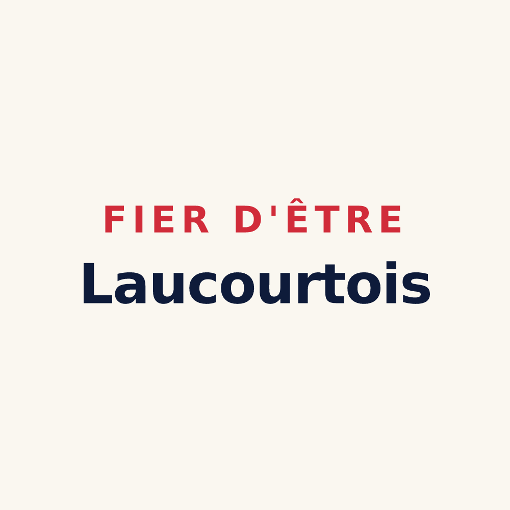 Tasse « Fier d'être Laucourtois » — design pour Laucourt