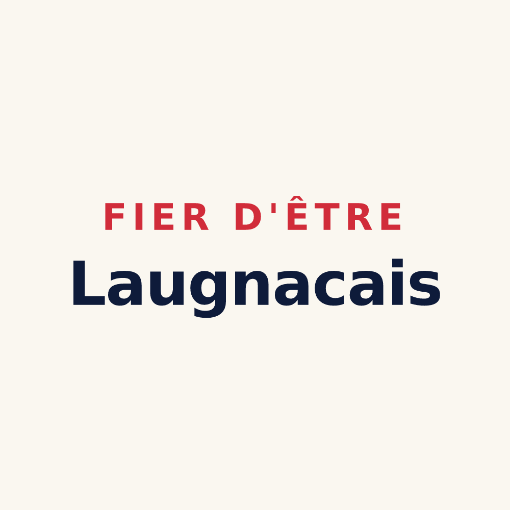 Tasse « Fier d'être Laugnacais » — design pour Laugnac
