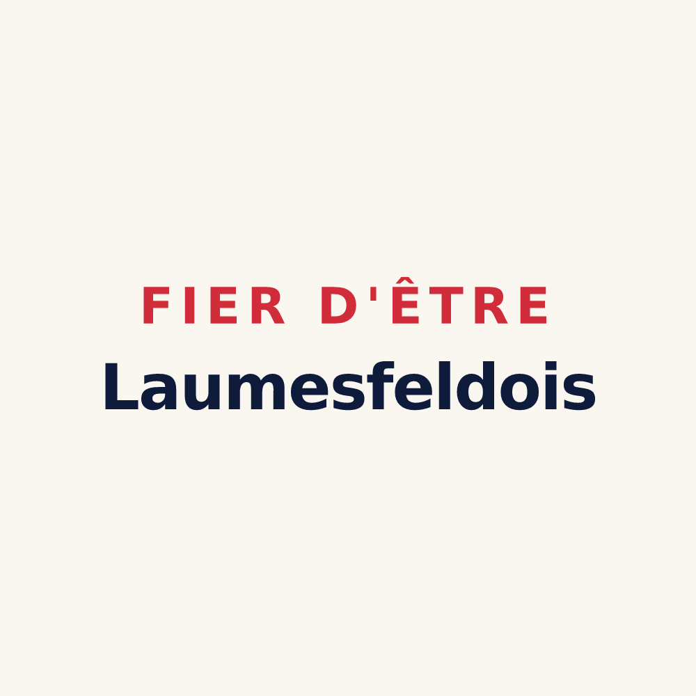 Tasse « Fier d'être Laumesfeldois » — design pour Laumesfeld