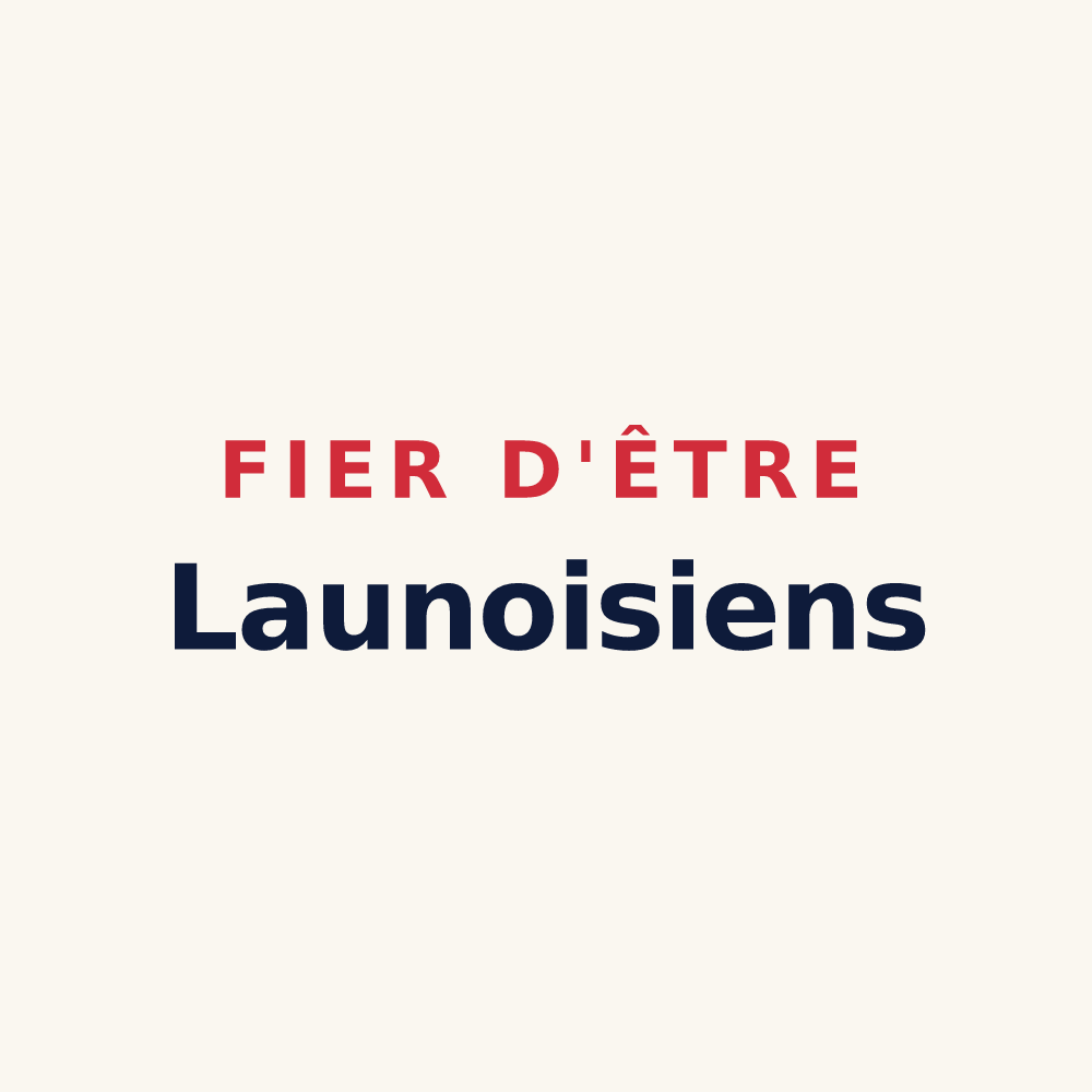 Tasse « Fier d'être Launoisiens » — design pour Launois-sur-Vence