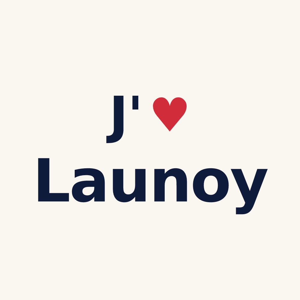 Tasse personnalisée Launoy — design J'aime Launoy