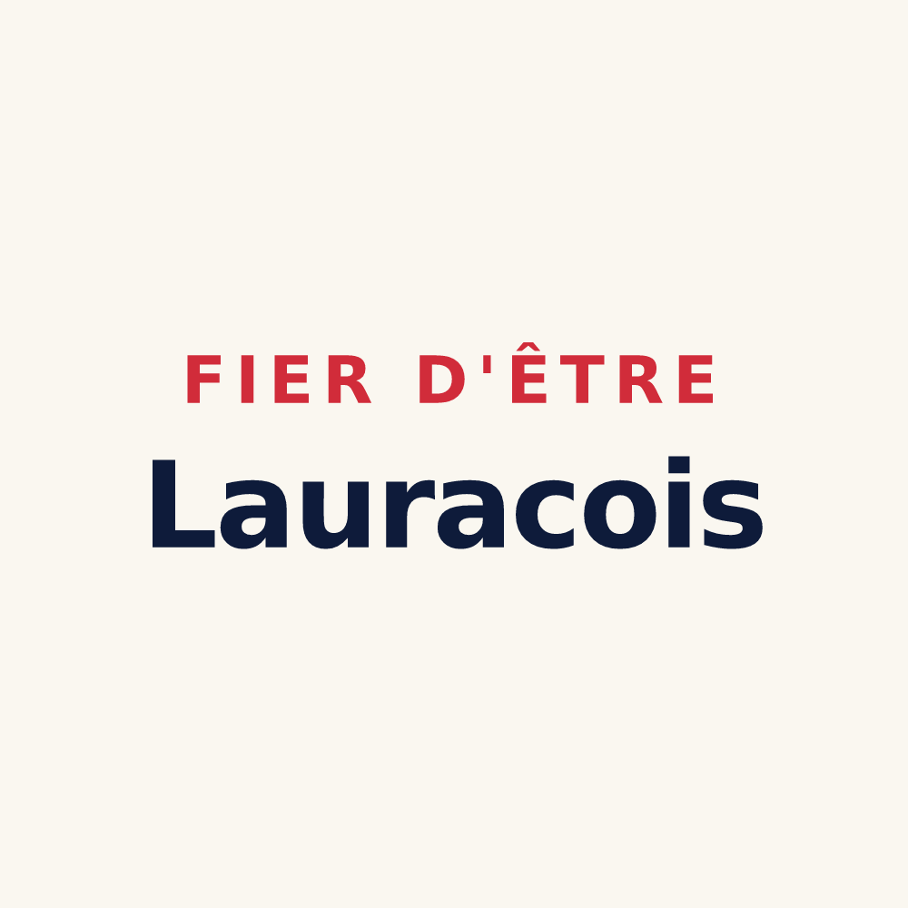 Tasse « Fier d'être Lauracois » — design pour Laurac