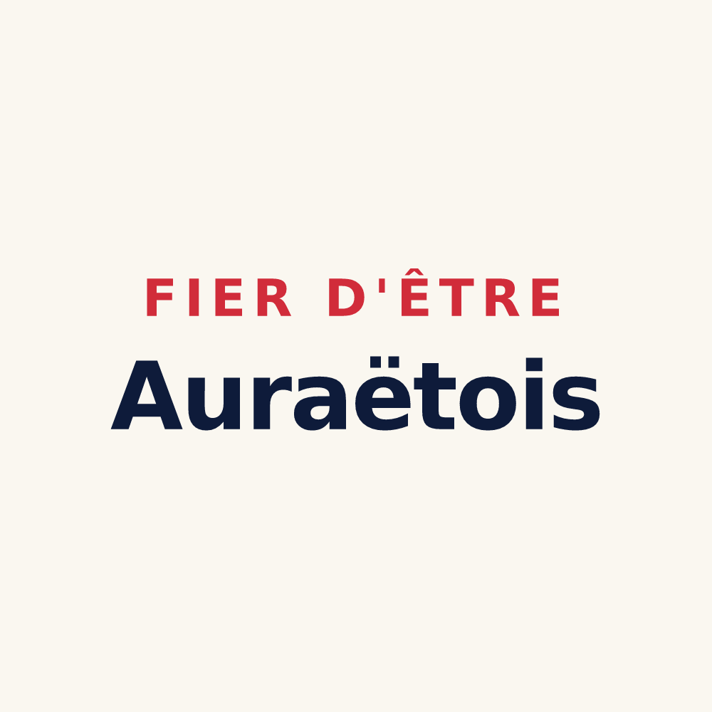 Tasse « Fier d'être Auraëtois » — design pour Lauraët