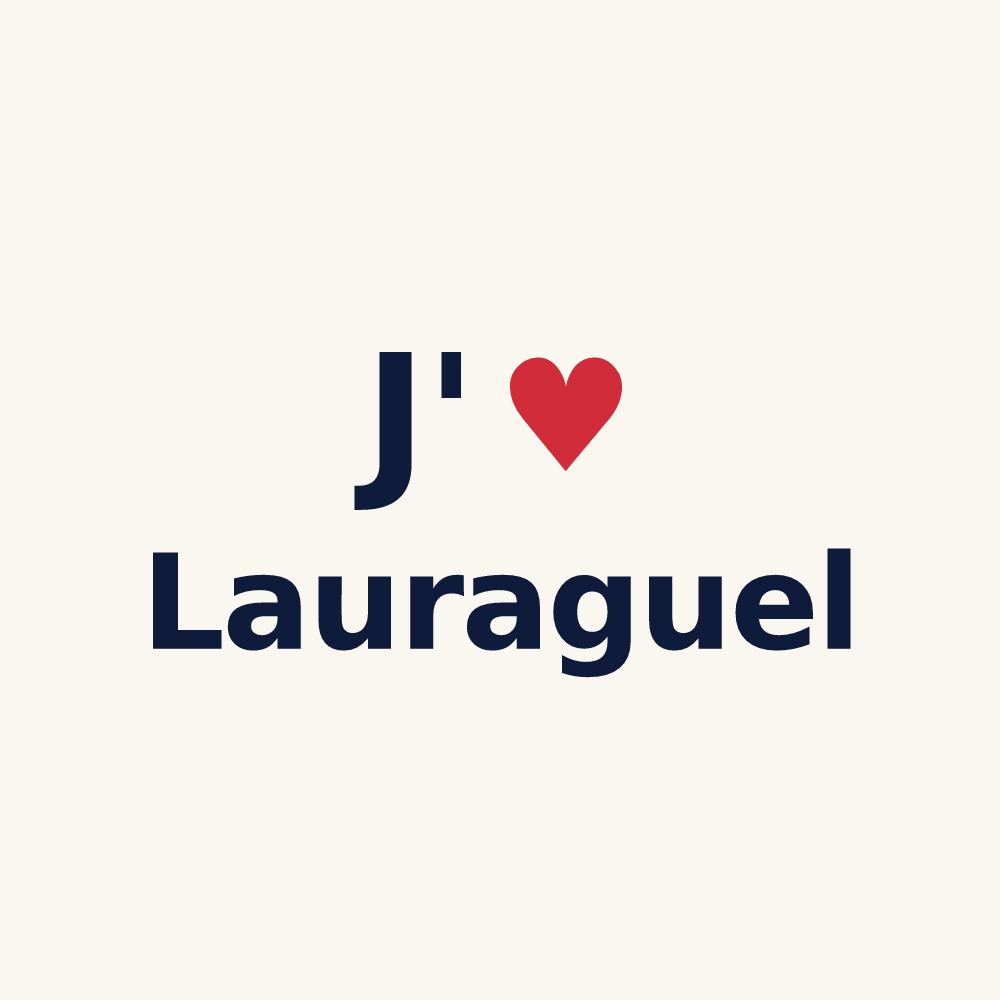 Tasse personnalisée Lauraguel — design J'aime Lauraguel