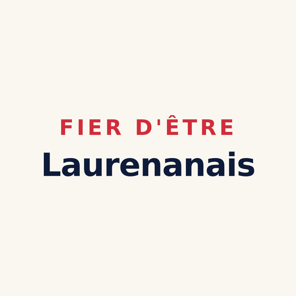 Tasse « Fier d'être Laurenanais » — design pour Laurenan