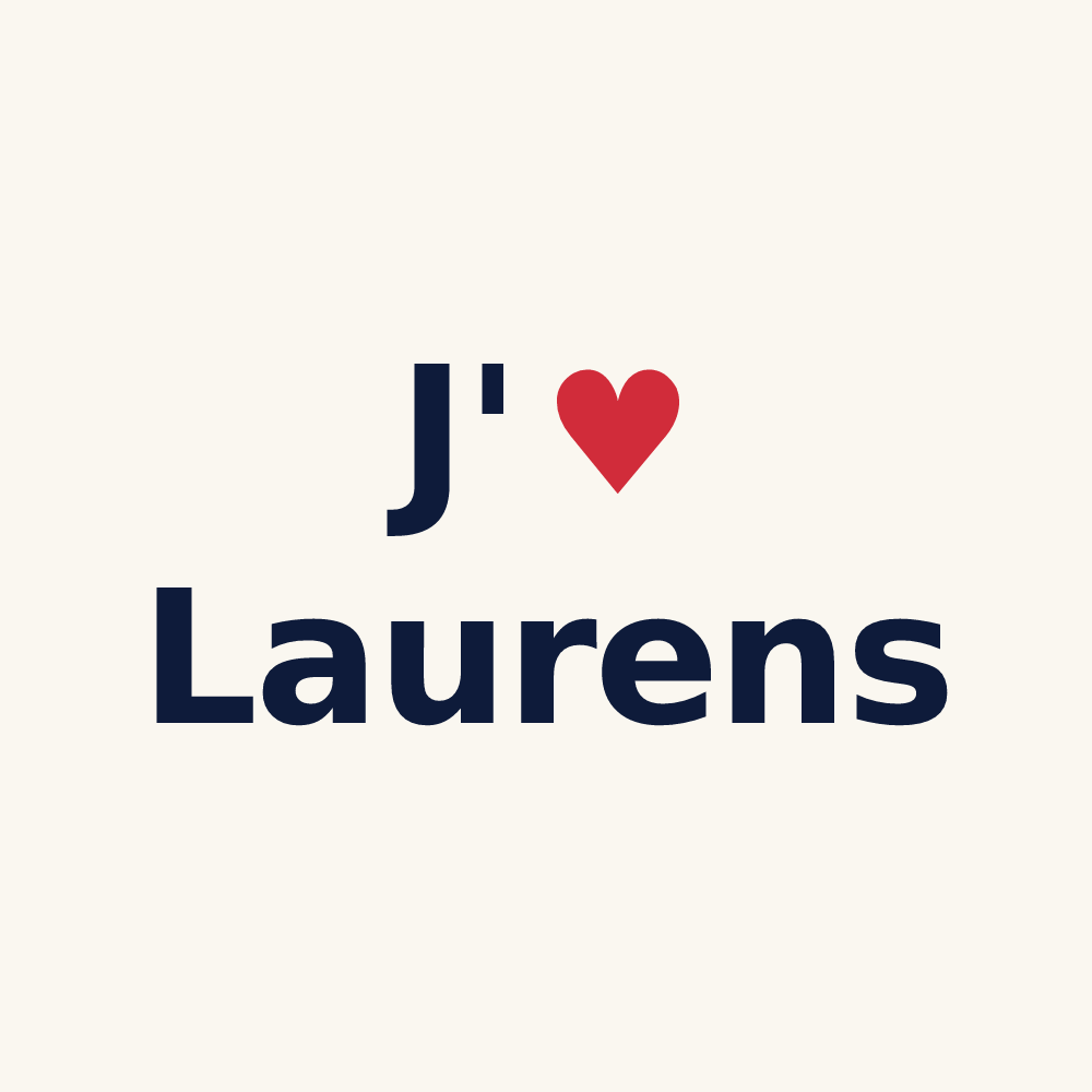 Tasse personnalisée Laurens — design J'aime Laurens