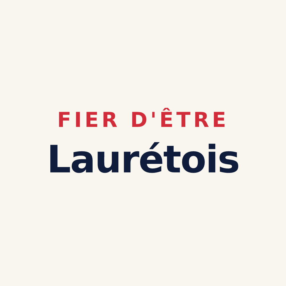 Tasse « Fier d'être Laurétois » — design pour Lauret