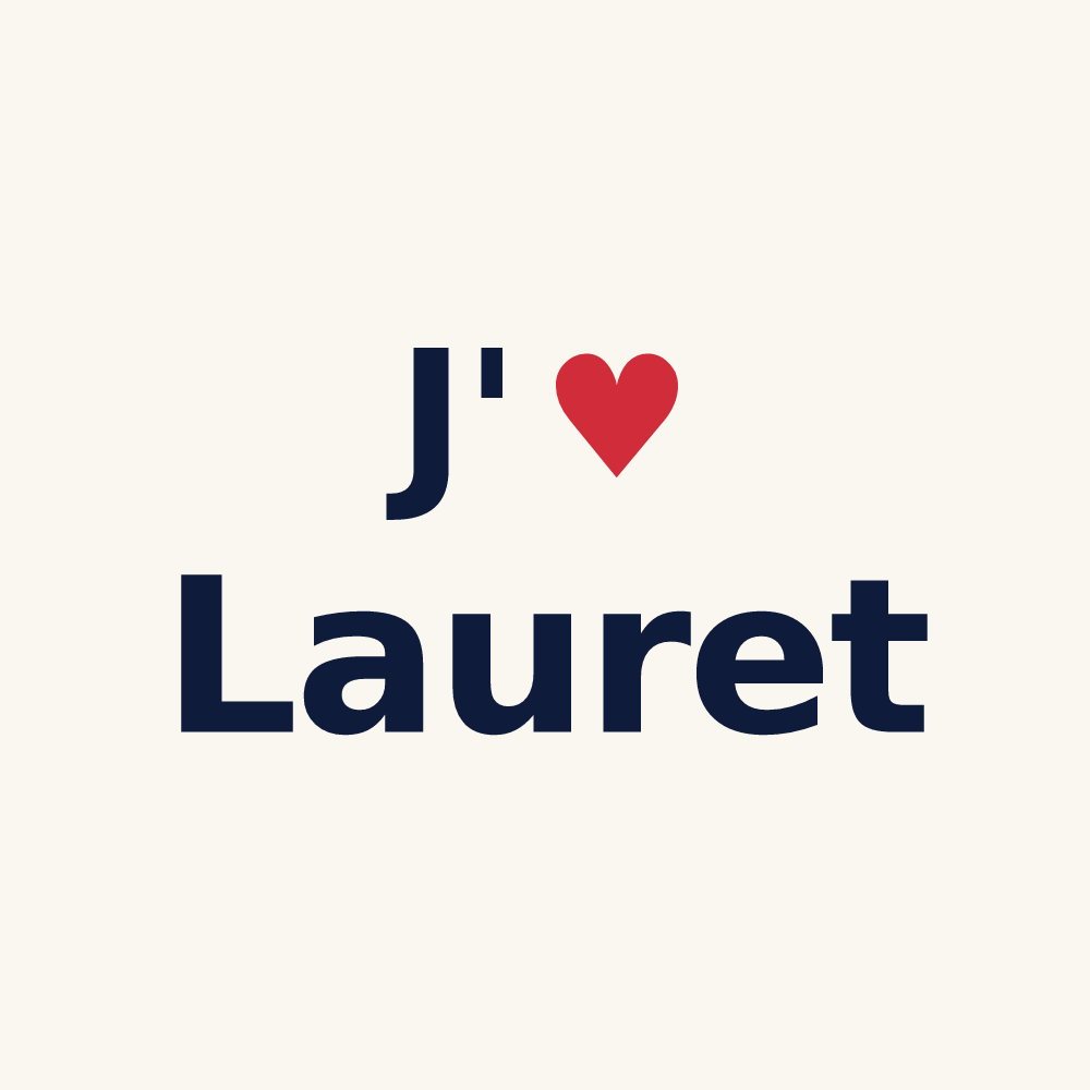 Tasse personnalisée Lauret — design J'aime Lauret