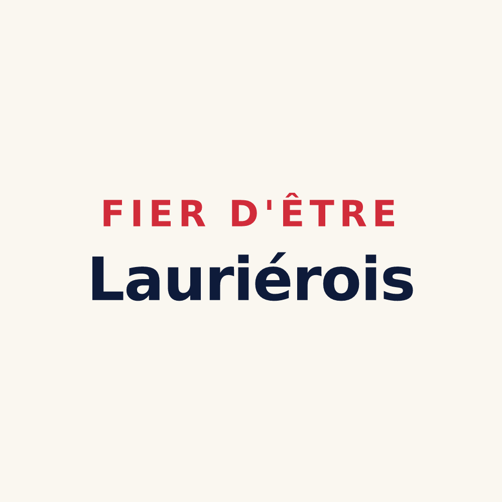Tasse « Fier d'être Lauriérois » — design pour Laurière