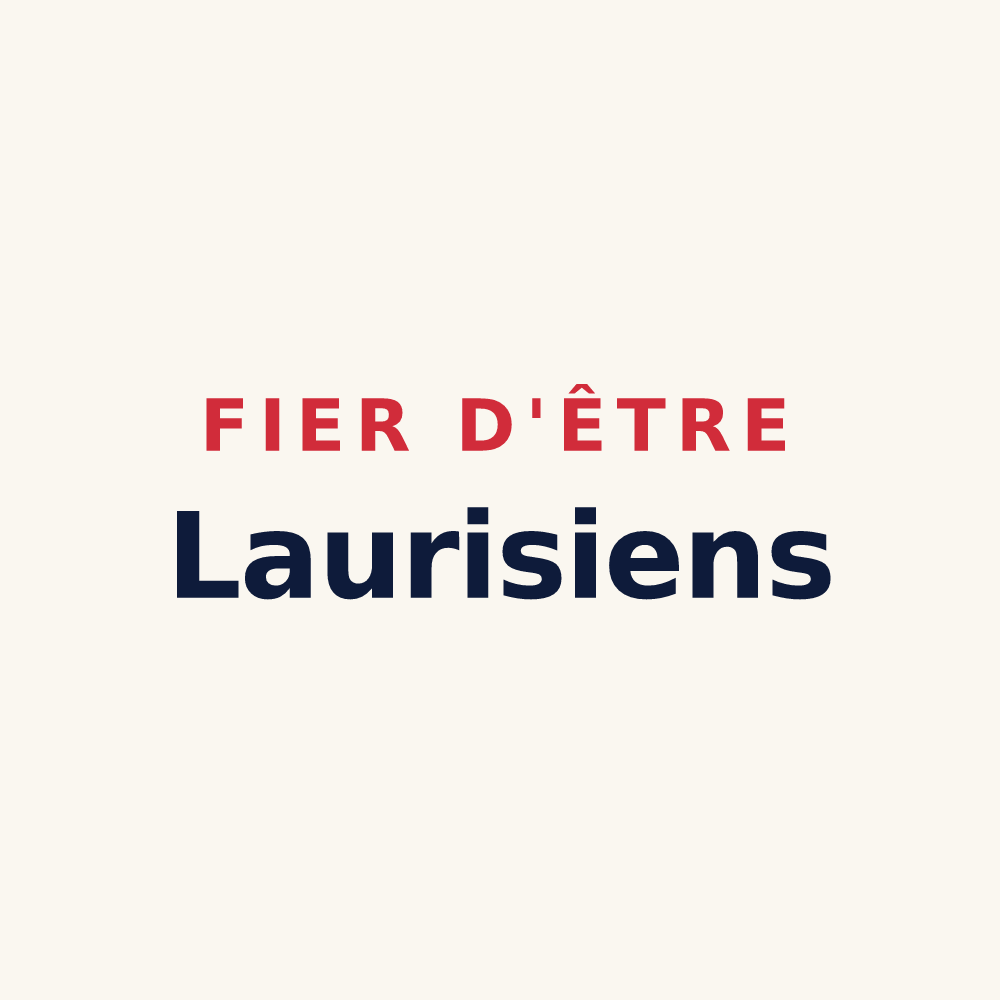 Tasse « Fier d'être Laurisiens » — design pour Lauris