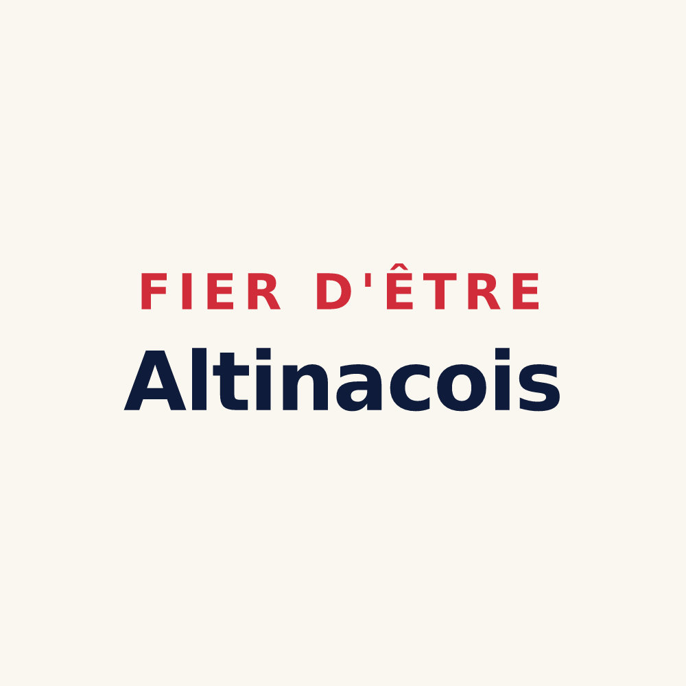 Tasse « Fier d'être Altinacois » — design pour Lautignac