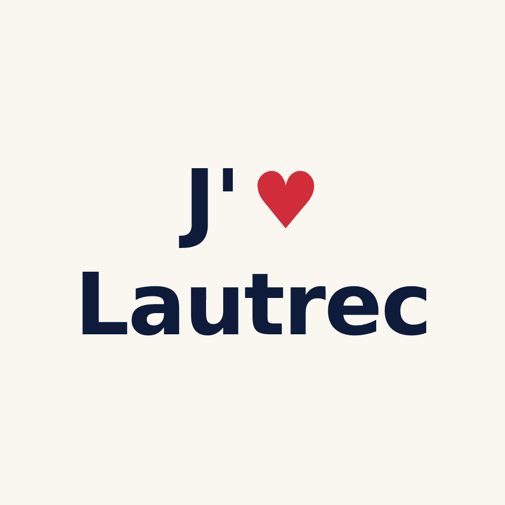 Tasse personnalisée Lautrec — design J'aime Lautrec