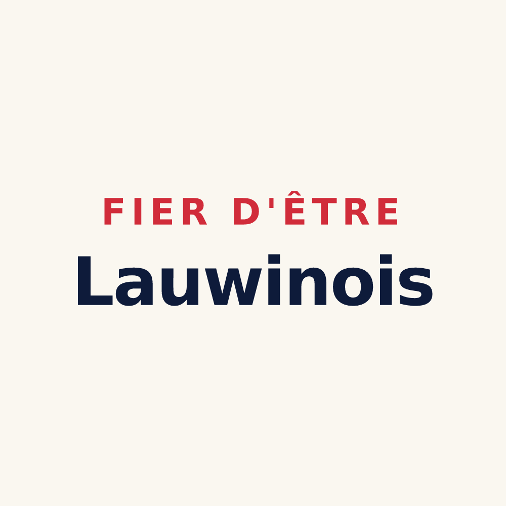 Tasse « Fier d'être Lauwinois » — design pour Lauwin-Planque