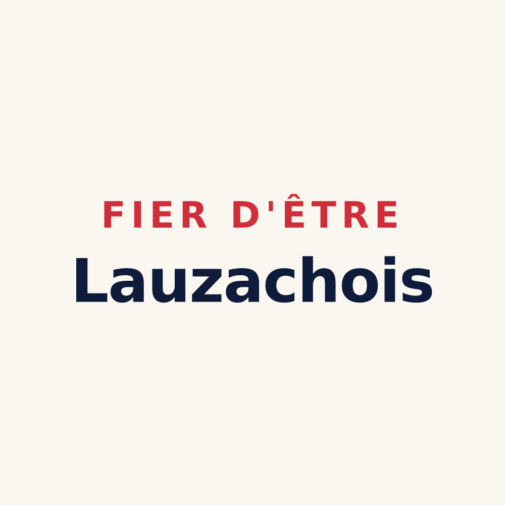 Tasse « Fier d'être Lauzachois » — design pour Lauzach