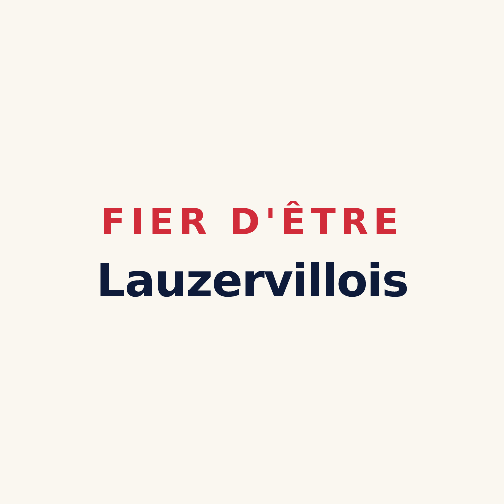 Tasse « Fier d'être Lauzervillois » — design pour Lauzerville